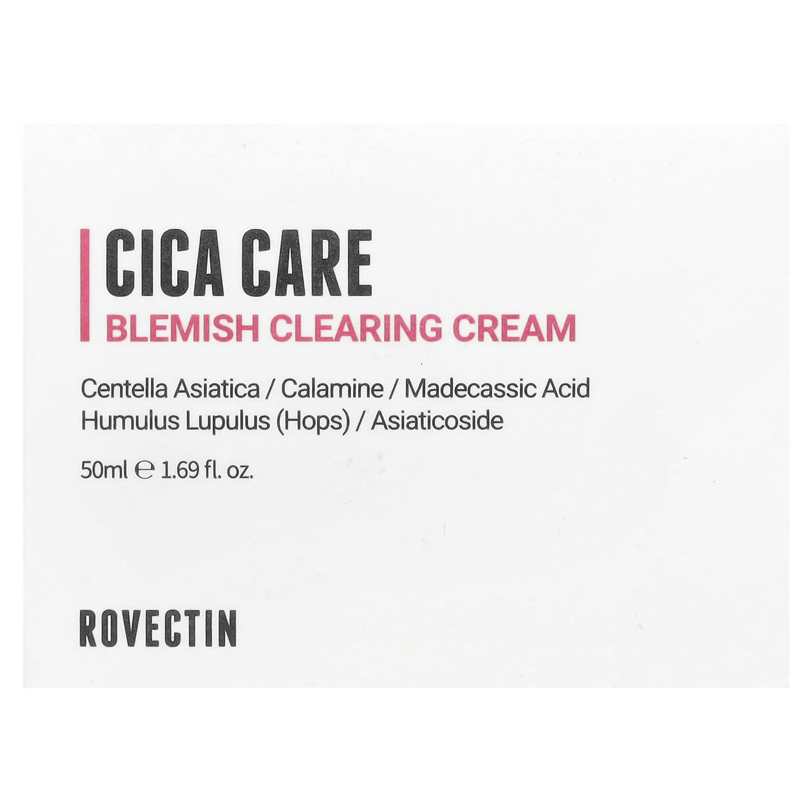 Rovectin, Cica Care Blemish Clearing Cream, 1.69 fl oz (50 ml) - Image 2