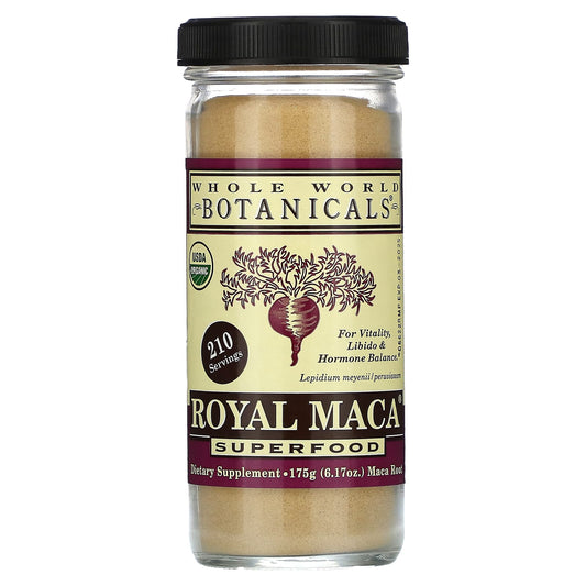 Whole World Botanicals, Royal Maca, Superfood, 6.17 oz (175 g) - Image 1
