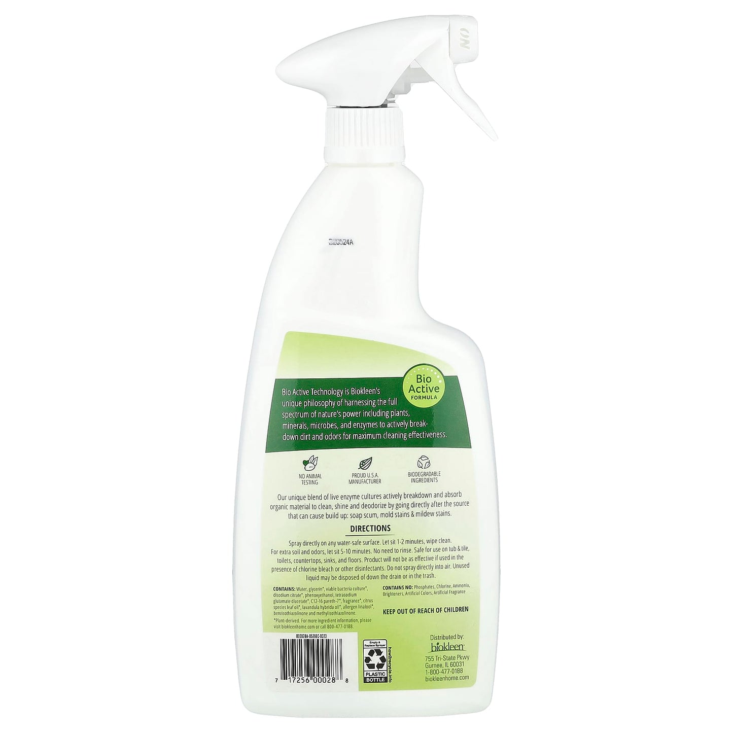 Lavender Lime Bathroom Cleaner by Biokleen - Green Seal Certified, Biodegradable - Image 2