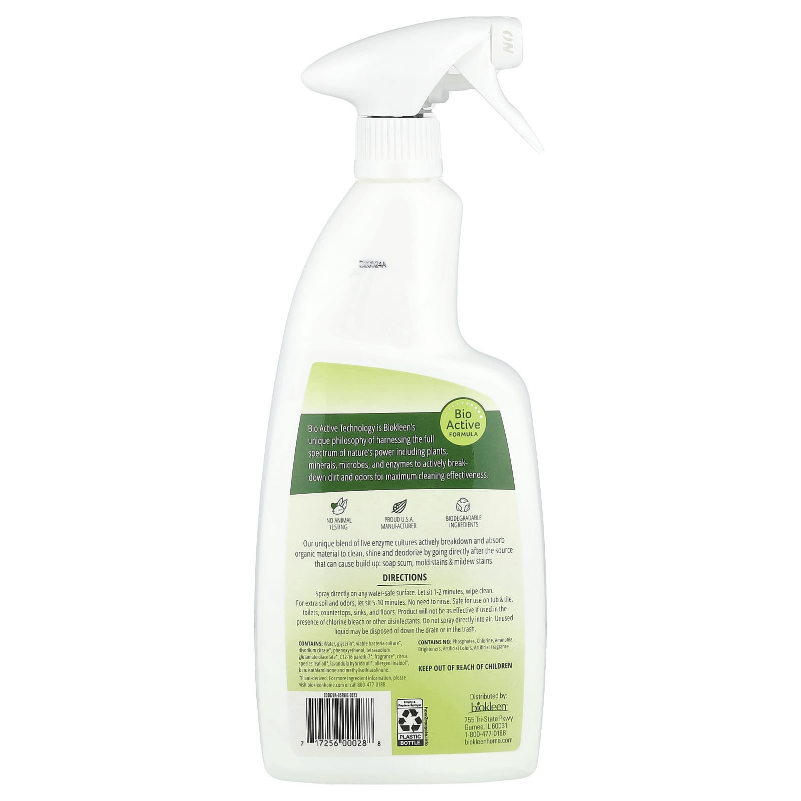 Lavender Lime Bathroom Cleaner by Biokleen - Green Seal Certified, Biodegradable - Image 2