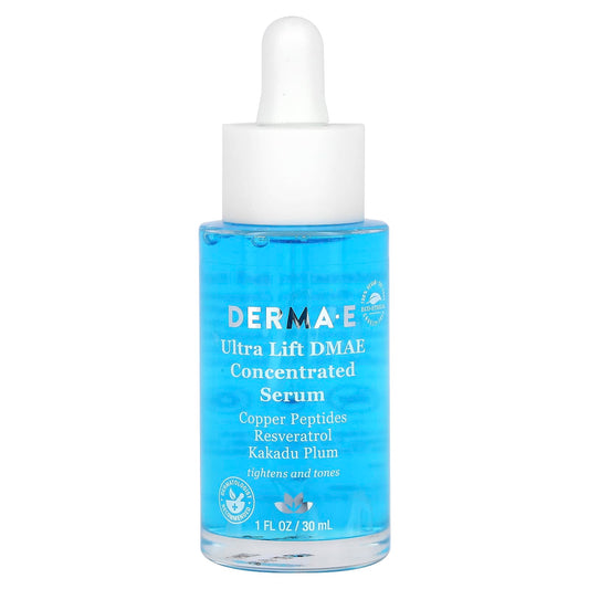Derma E Ultra Lift DMAE Concentrated Serum, 1 fl oz (30 ml) - Firm & Lift Skin - Image 1