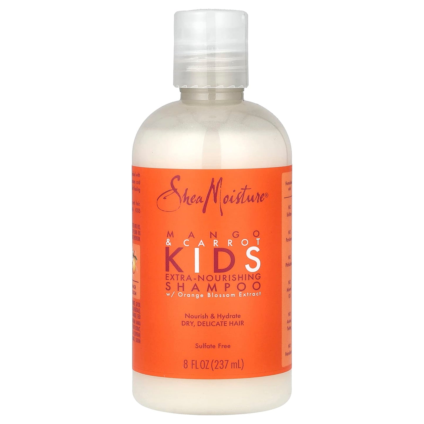 SheaMoisture, Kids Extra-Nourishing Shampoo, Mango & Carrot, 8 fl oz (237 ml) - Image 1