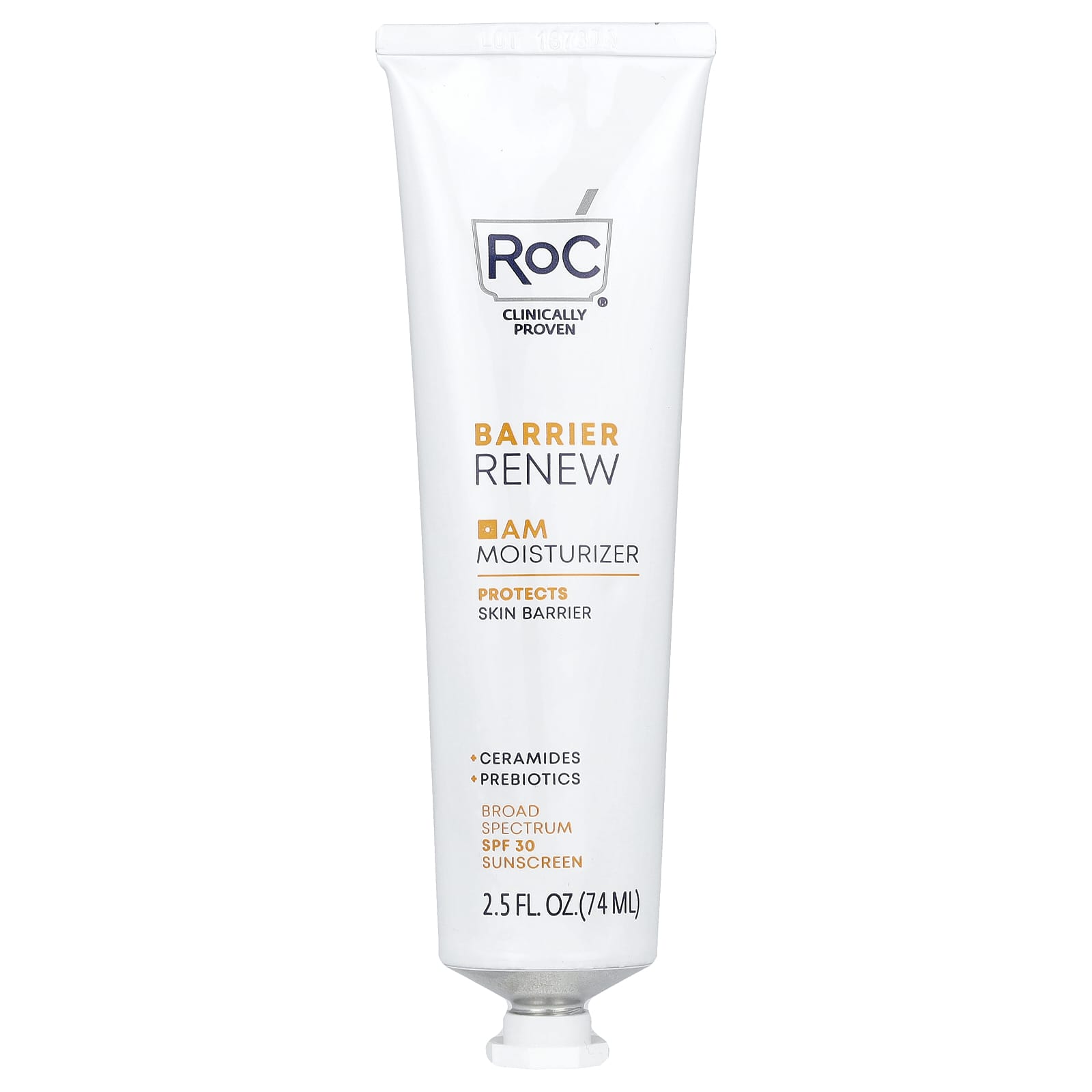 RoC, Barrier Renew, AM Moisturizer, SPF 30, Fragrance-Free, 2.5 fl oz (74 ml) - Image 1
