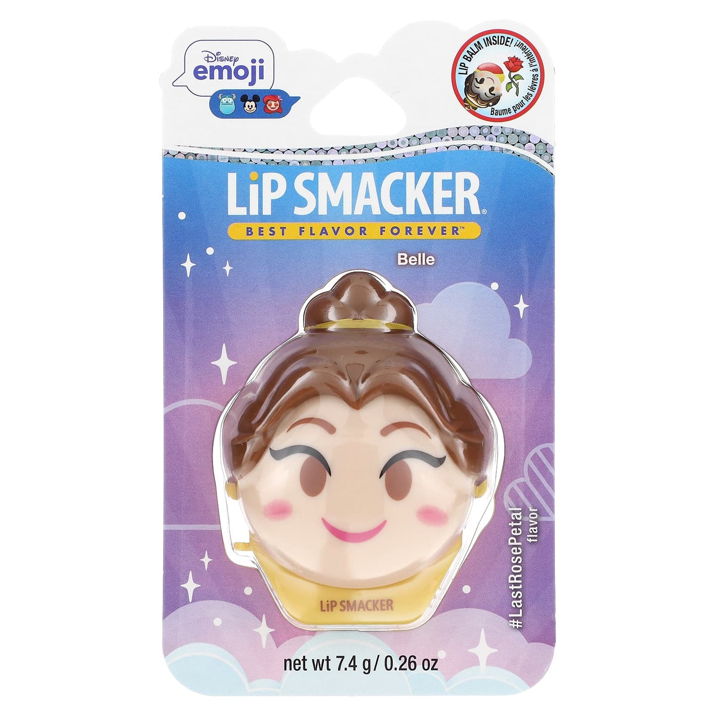 Lip Smacker, Disney Emoji, Lip Balm, Belle, #LastRosePetal, 0.26 oz (7.4 g) - Image 2