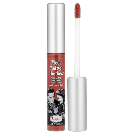 theBalm Cosmetics, Meet Matt(e) Hughes®, Long-Lasting Liquid Lipstick, Sincere, 0.25 fl oz (7.4 ml) - Image 1