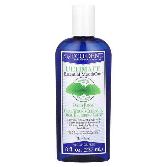 Eco-Dent DailyRinse & Oral Wound Cleanser, Alcohol Free, 8 fl oz - Image 1