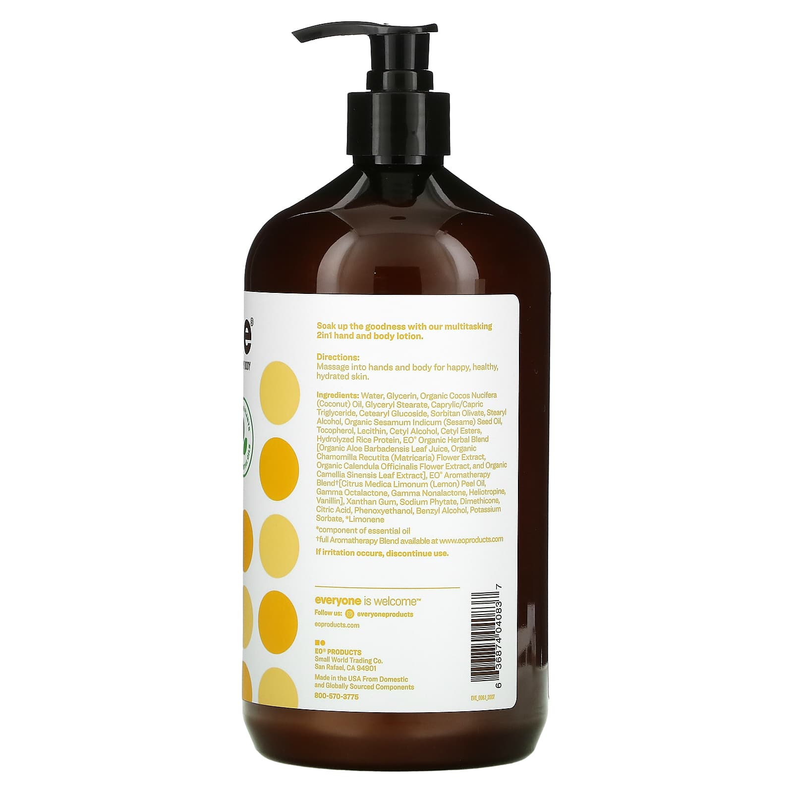 Everyone Nourishing Lotion, Coconut + Lemon, Hydrating Body & Hand Care - Image 2
