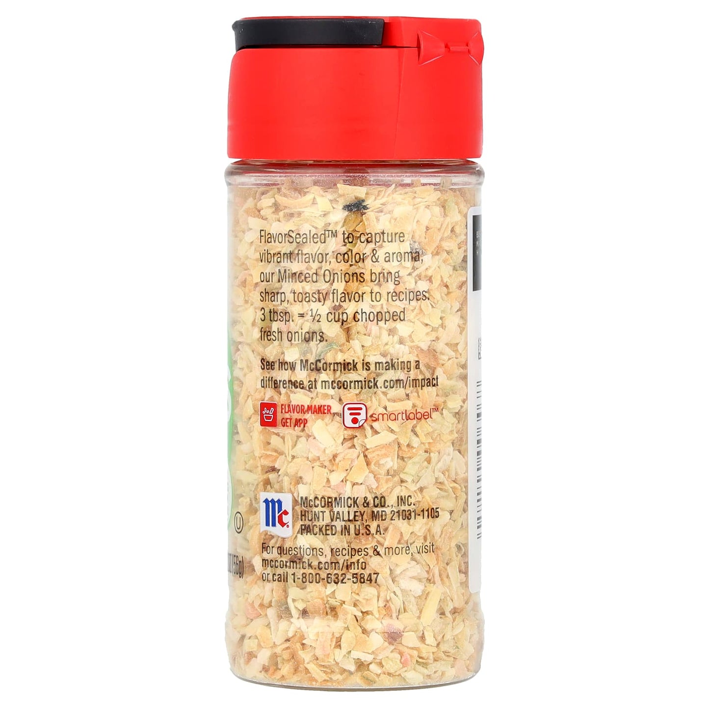 McCormick, Minced Onions, 2 oz (56 g) - Image 2