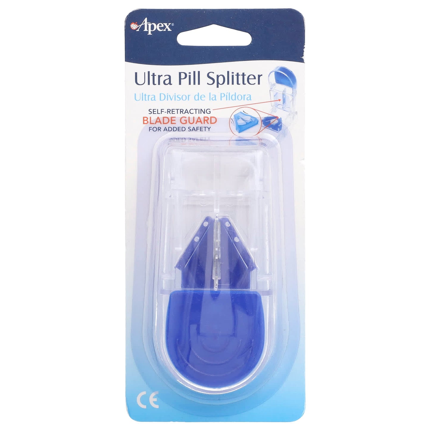 Apex Ultra Pill Splitter with Safety Blade Guard | Easy Pill Cutting - Image 1