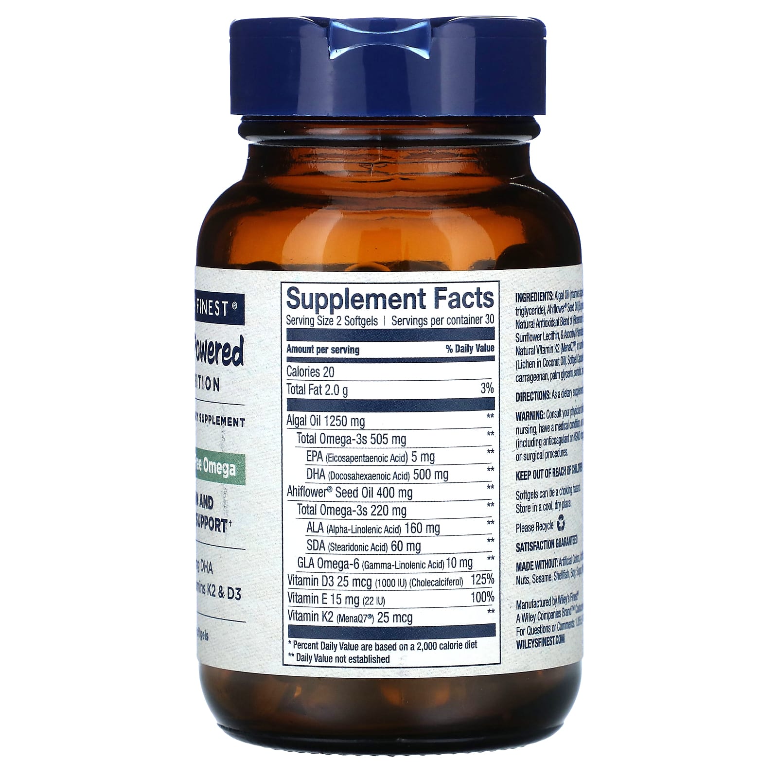 Wiley's Finest, CatchFree Omega, 60 Softgels - Image 2