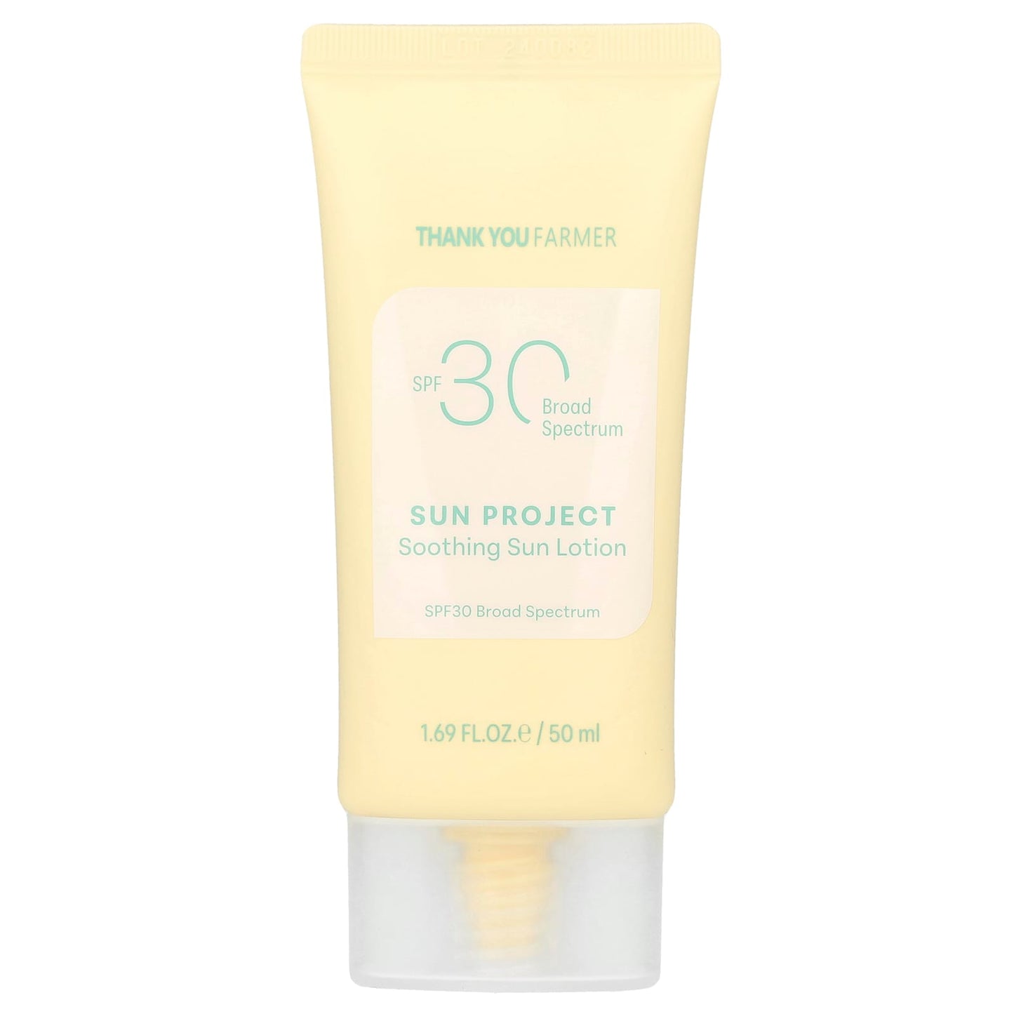 Thank You Farmer, Sun Project, Soothing Sun Lotion, SPF 30 , 1.69 fl oz (50 ml) - Image 1