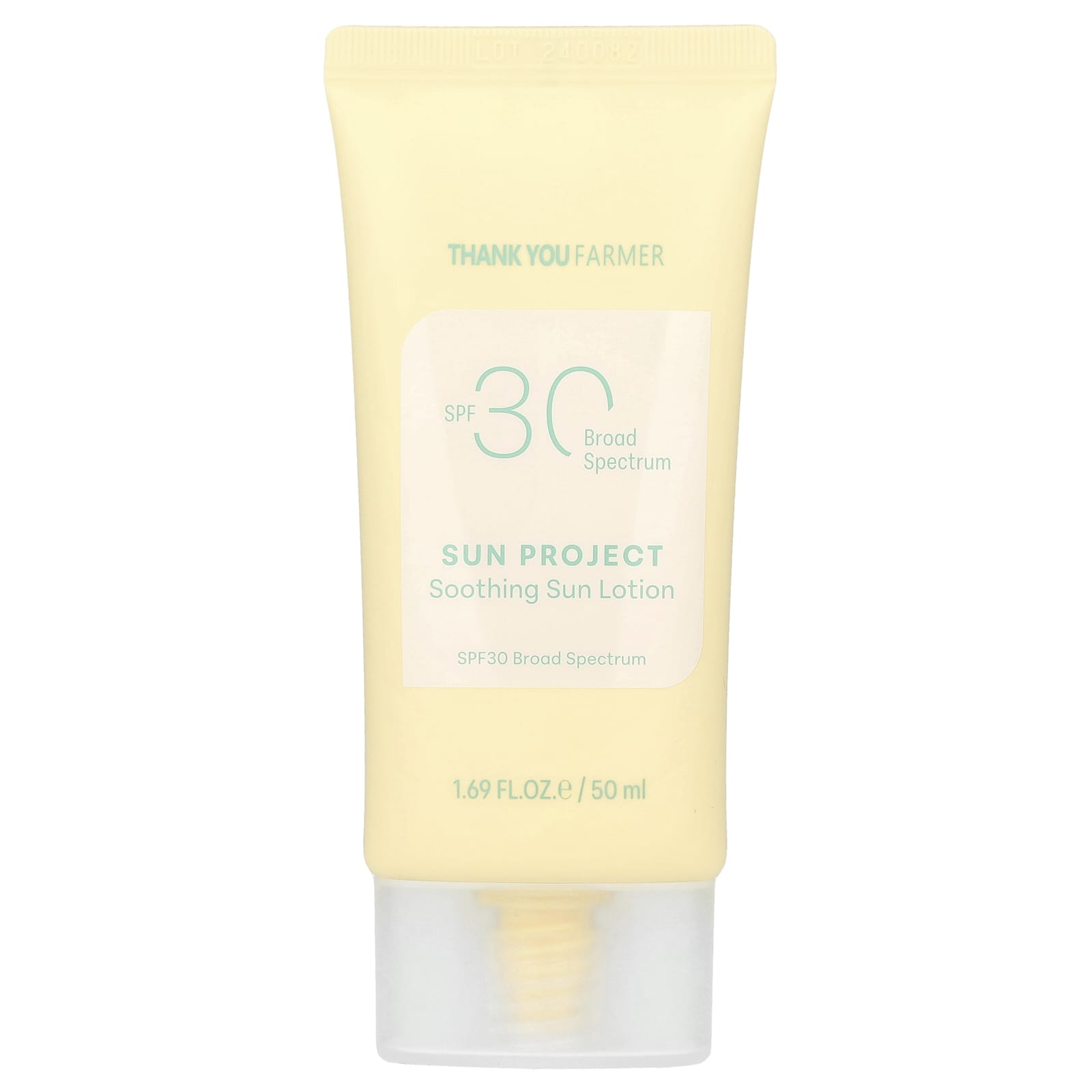 Thank You Farmer, Sun Project, Soothing Sun Lotion, SPF 30 , 1.69 fl oz (50 ml) - Image 1