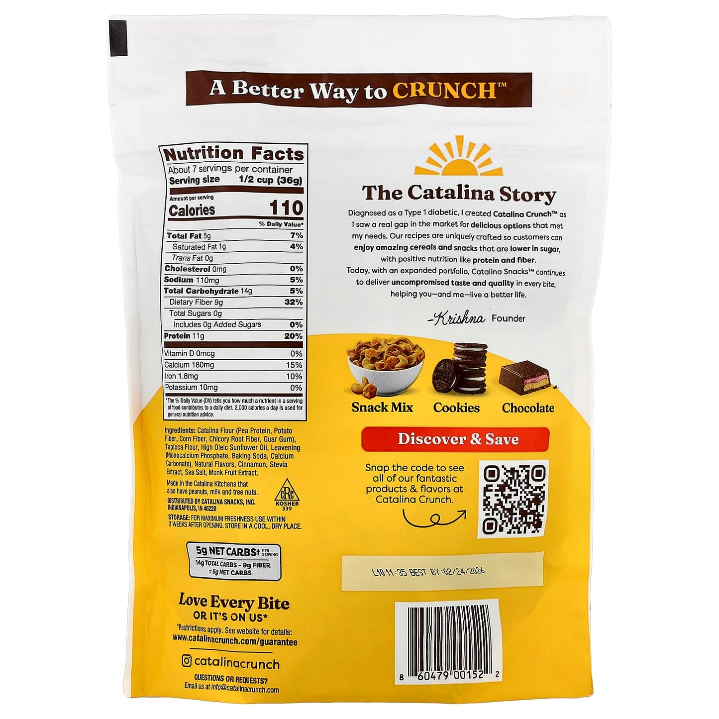 Cinnamon Toast Keto Cereal by Catalina Crunch - 9 oz (255g) - Image 2