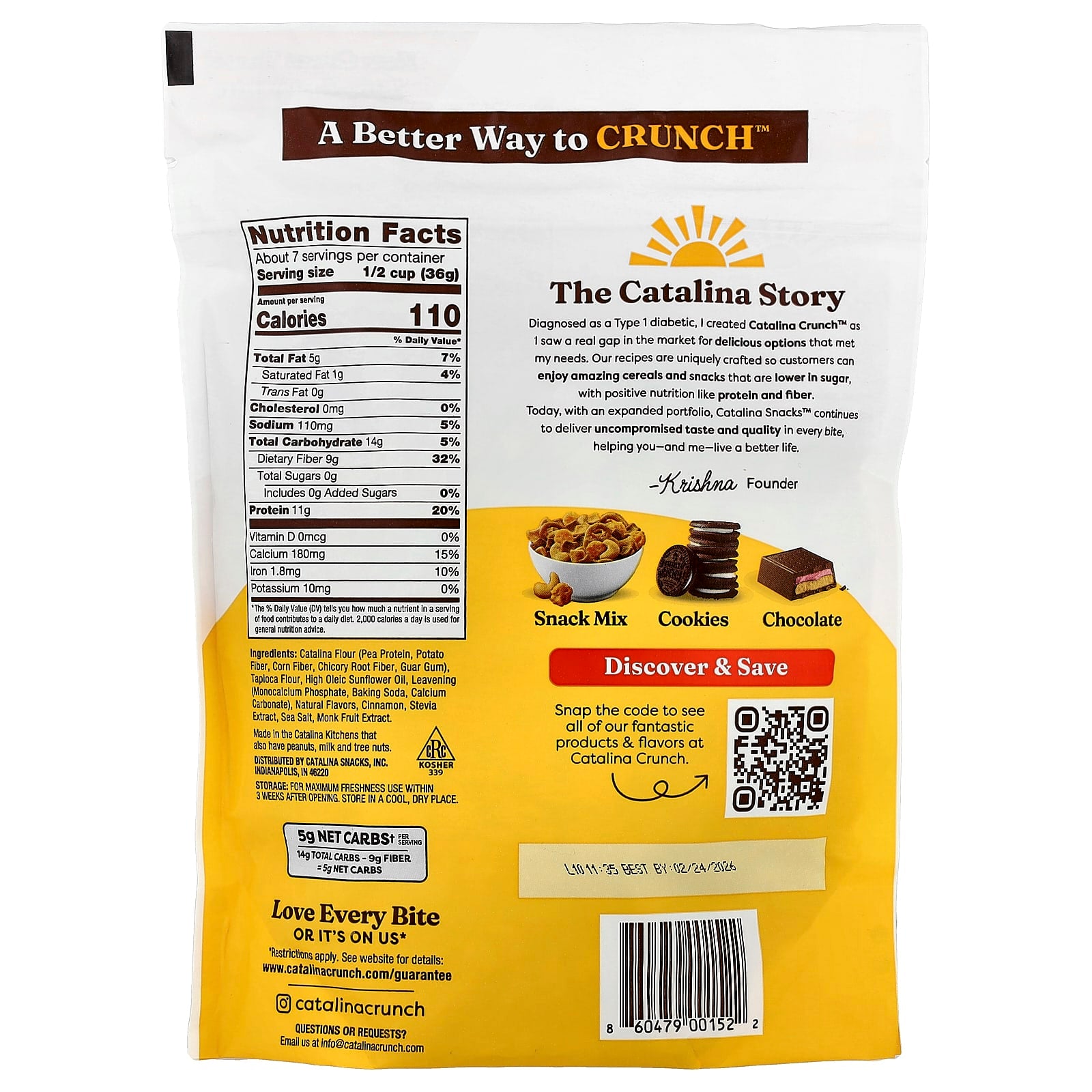 Cinnamon Toast Keto Cereal by Catalina Crunch - 9 oz (255g) - Image 2