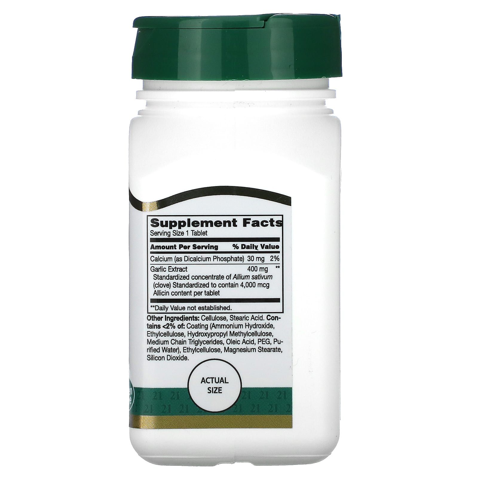 21st Century Garlic Extract, Heart & Circulatory Support Supplement - Image 2