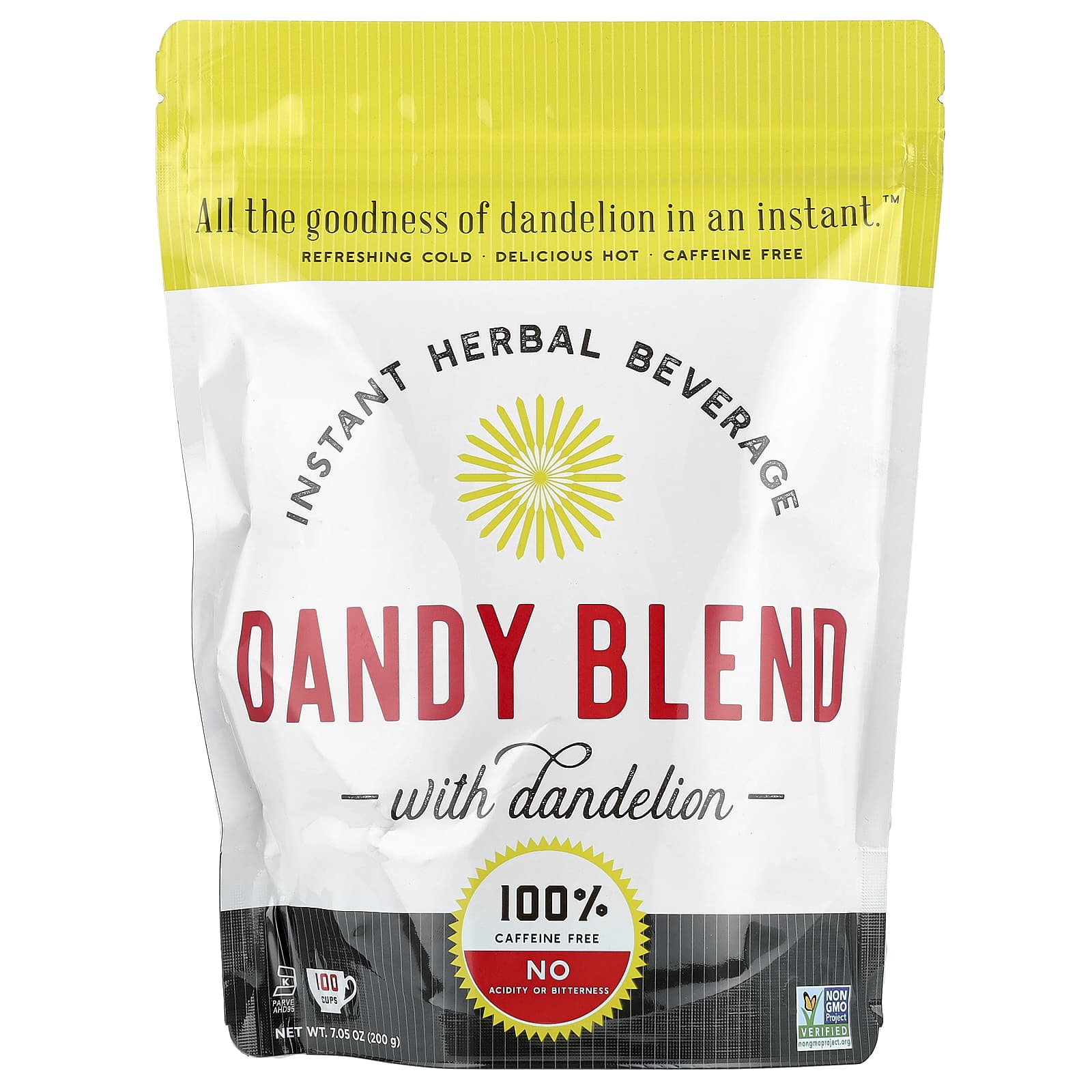 Dandy Blend Instant Herbal Beverage, Caffeine Free, 200g - Image 1