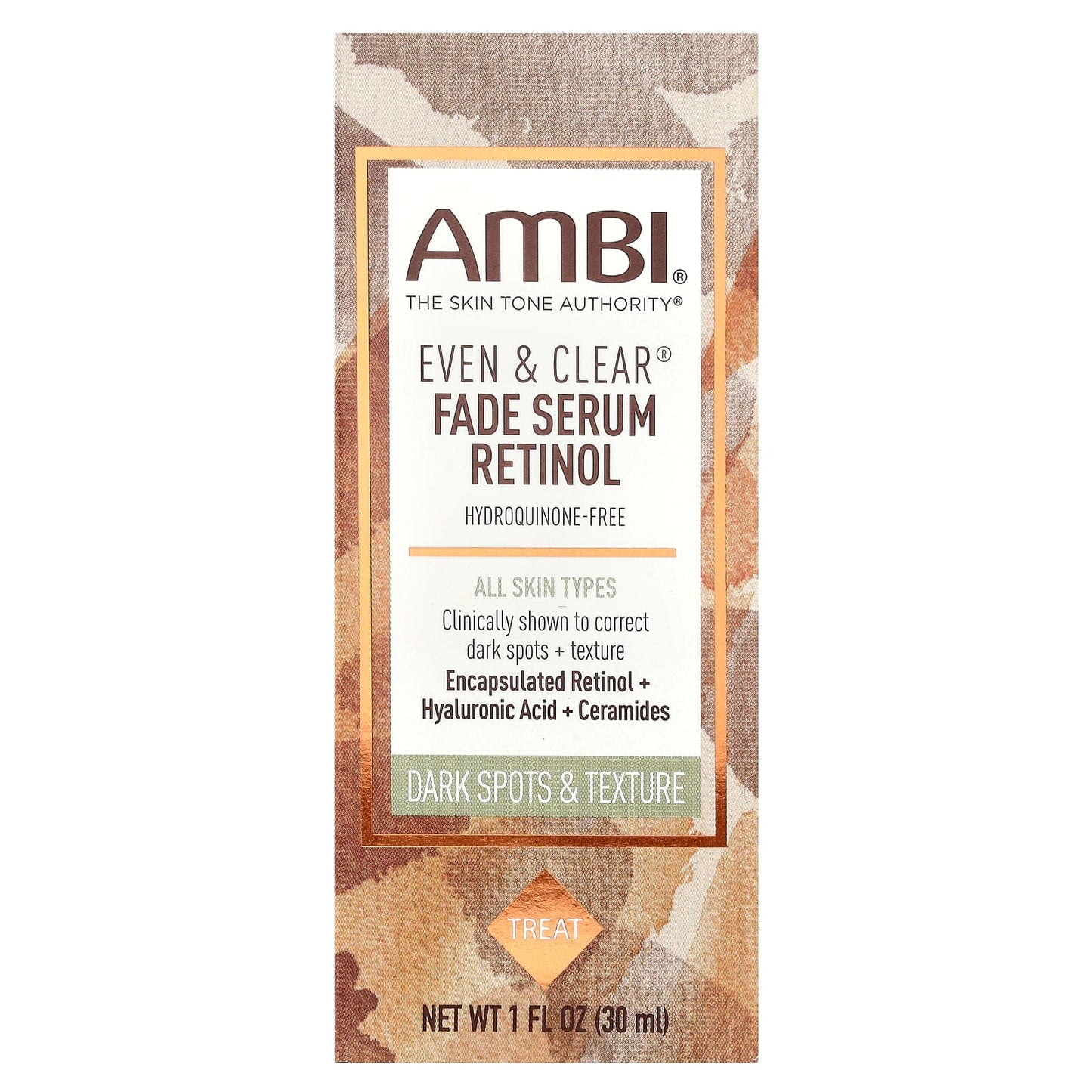 AMBI Even & Clear Fade Serum with Retinol, 1 fl oz (30 ml) - Image 2