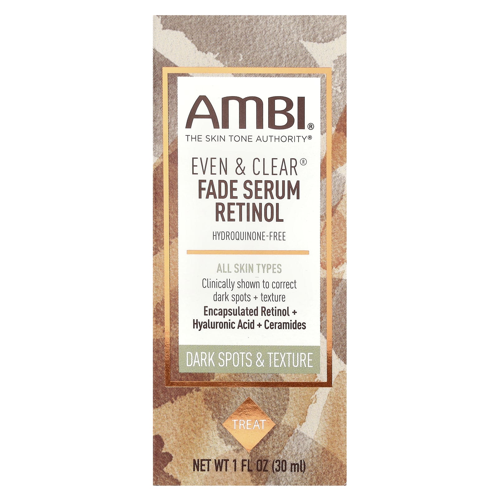 AMBI Even & Clear Fade Serum with Retinol, 1 fl oz (30 ml) - Image 2