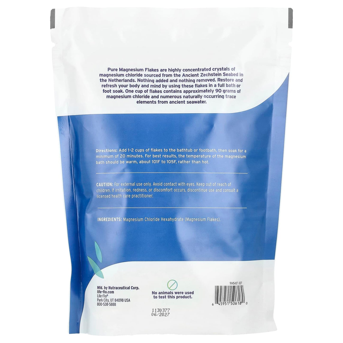 Life-flo, Pure Magnesium Flakes, 1.65 lb (26.4 oz) - Image 2