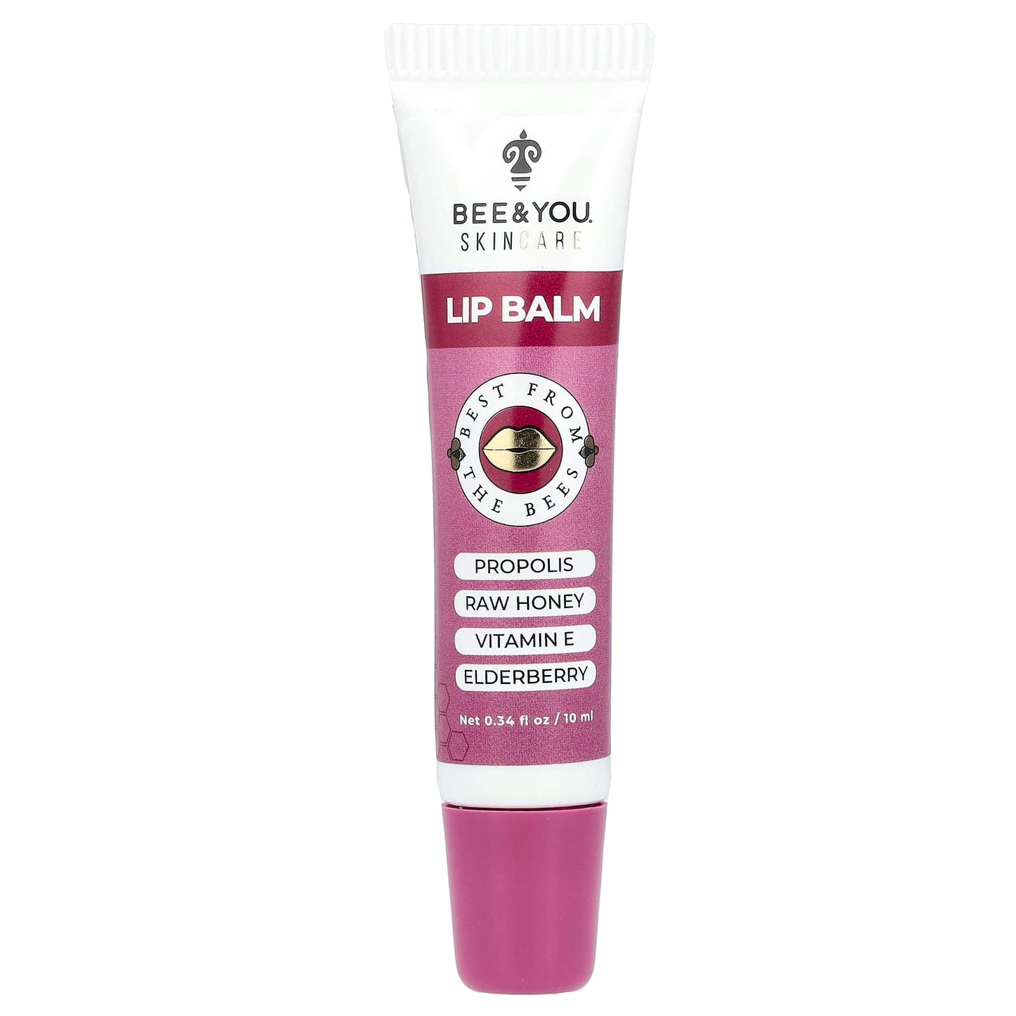 Elderberry Lip Balm with Propolis, Natural Moisturizer by Bee & You - Image 1