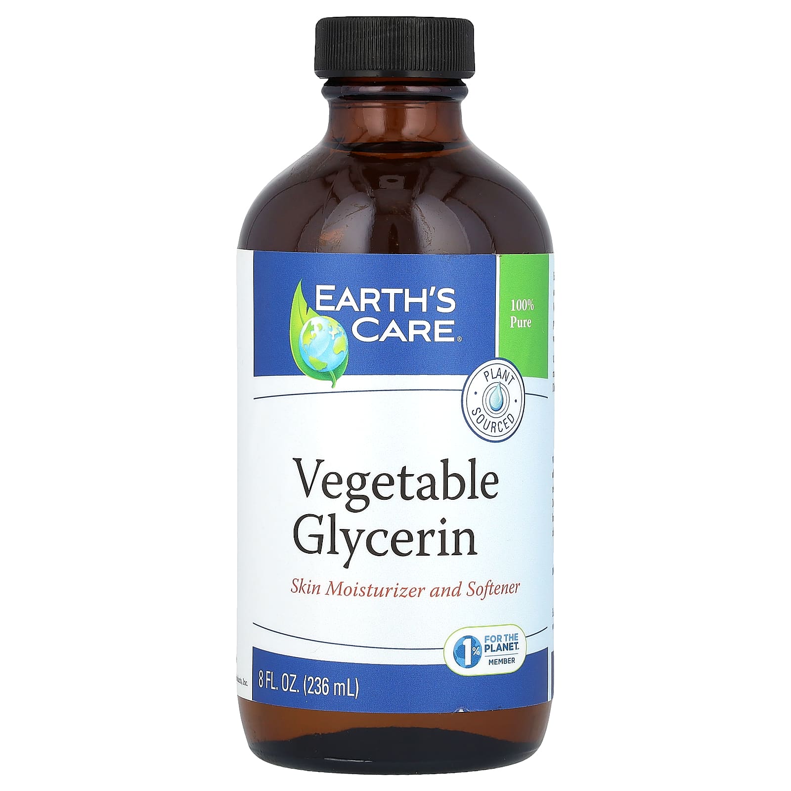 Pure Plant Sourced Glycerin Skin Moisturizer by Earth's Care - Image 1