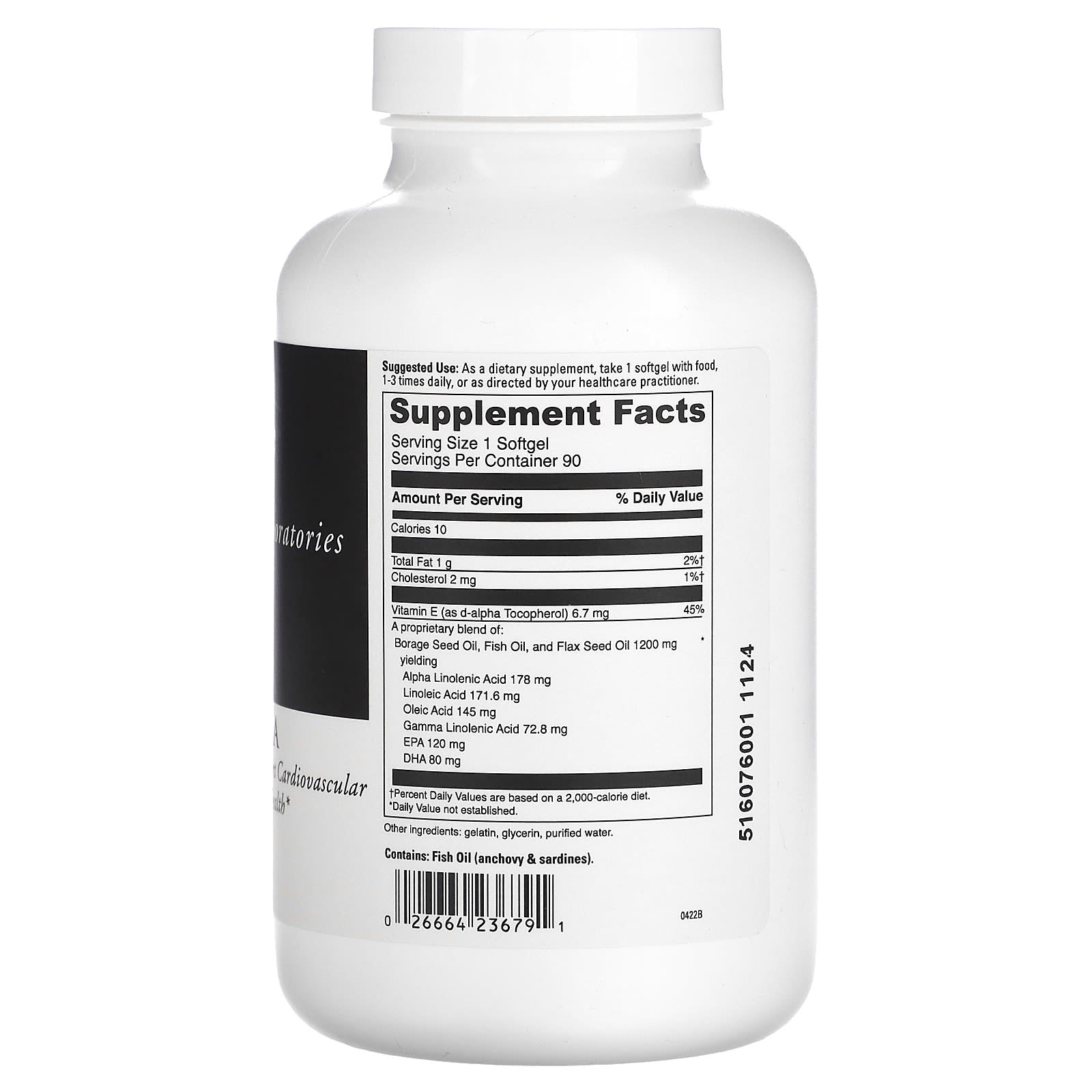 Supreme Omega 90 Softgels by DaVinci Laboratories - Omega 3, 6, 9 - Image 2