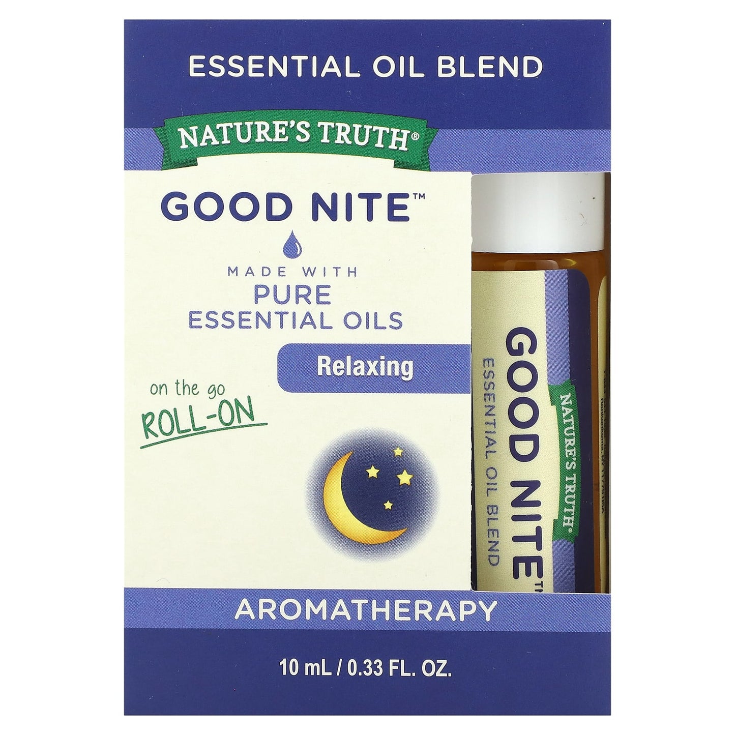 Nature's Truth, Essential Oil Blend, Roll On, Good Night, 0.33 fl oz (10 ml) - Image 2