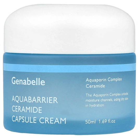 Genabelle Aquaporin Ceramide Moisturizing Cream 1.69 fl oz for Dry Skin - Image 1
