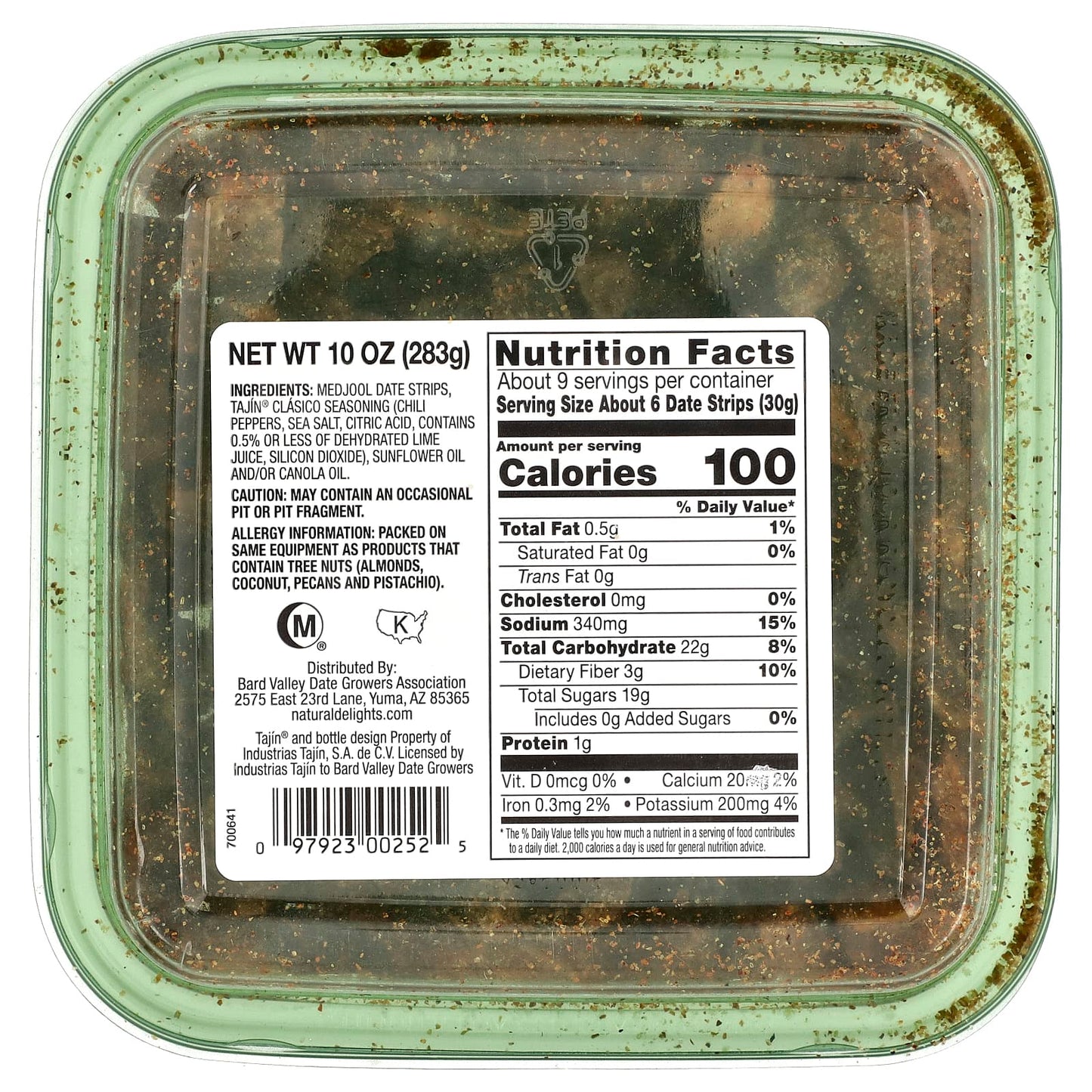 Natural Delights, Medjool Date Strips With Tajin® Chili Lime, 10 oz (283 g) - Image 2