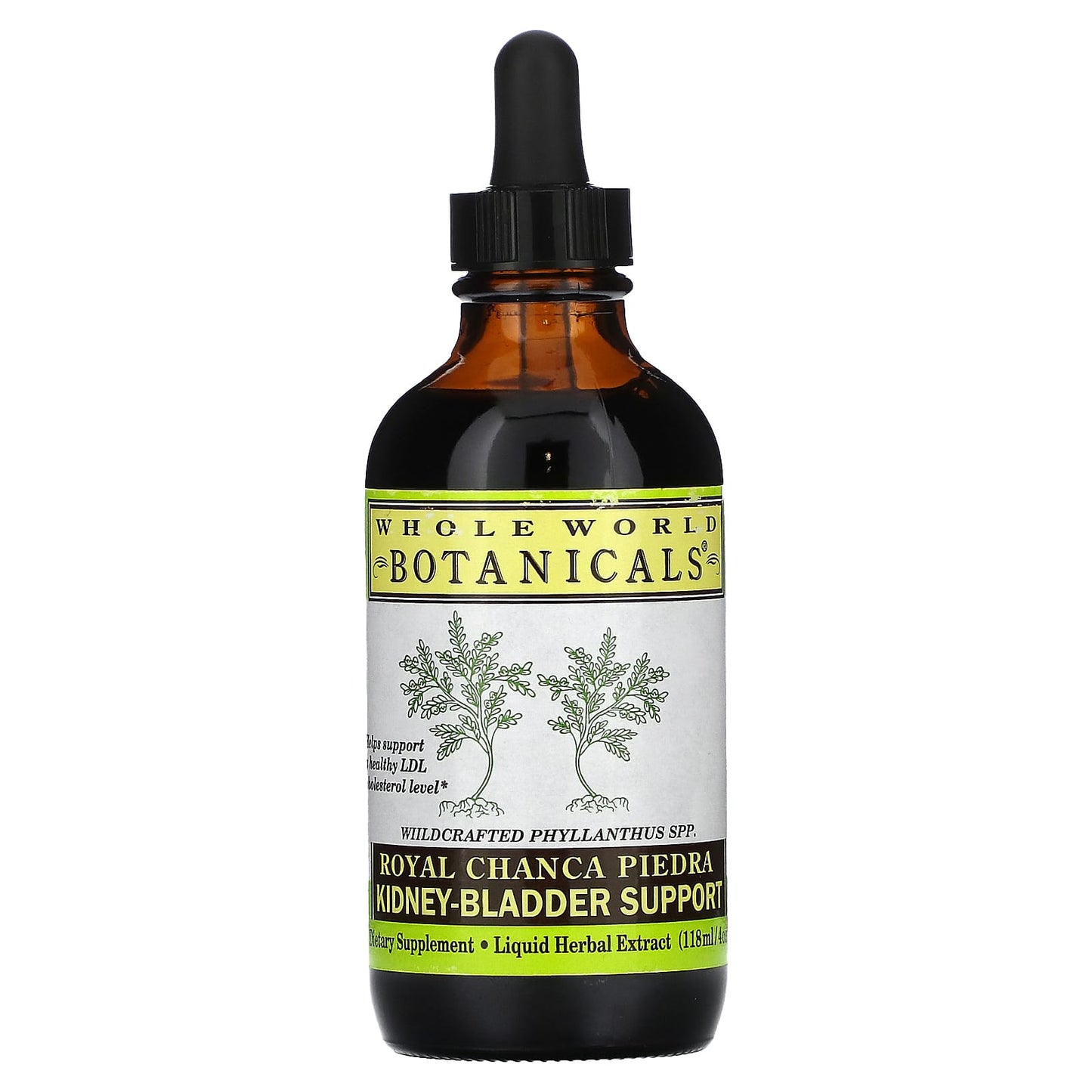 Whole World Botanicals, Royal Chanca Piedra Kidney-Bladder Support, 4 oz (118 ml) - Image 1