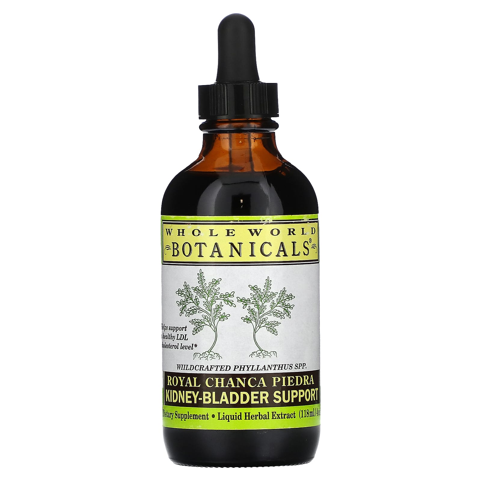 Whole World Botanicals, Royal Chanca Piedra Kidney-Bladder Support, 4 oz (118 ml) - Image 1
