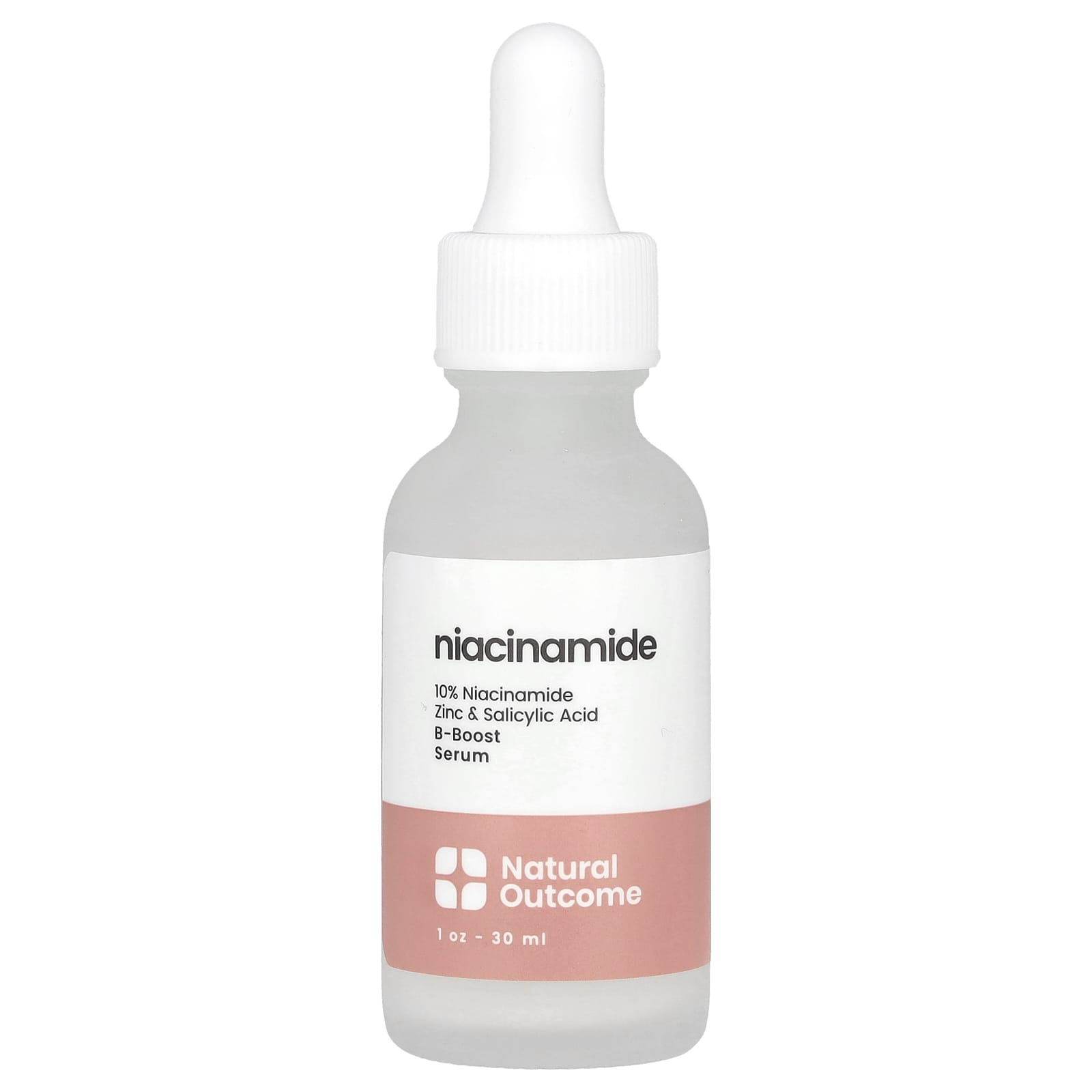 Natural Outcome, Niacinamide, B-Boost Serum, Fragrance Free, 1 oz (30 ml) - Image 1