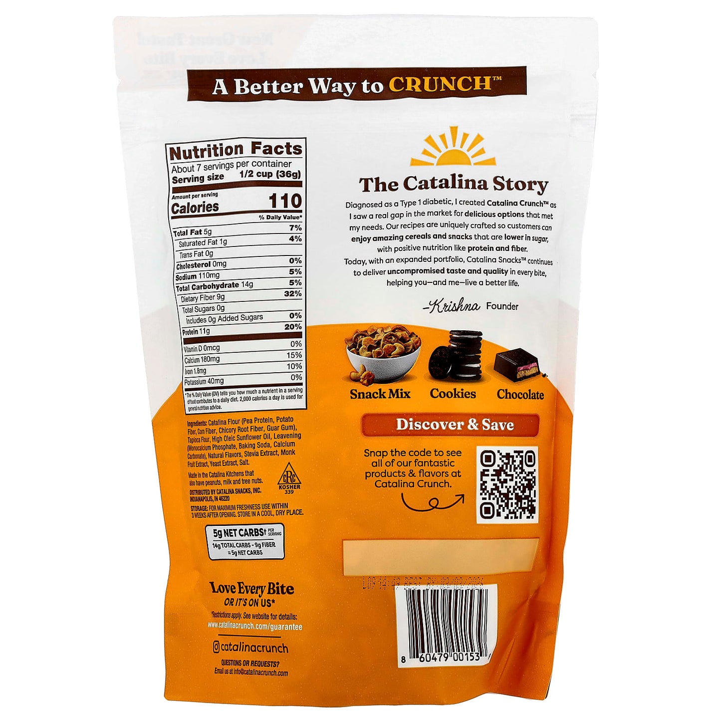 Maple Waffle Keto Cereal by Catalina Crunch - 9 oz (255g) - Image 2