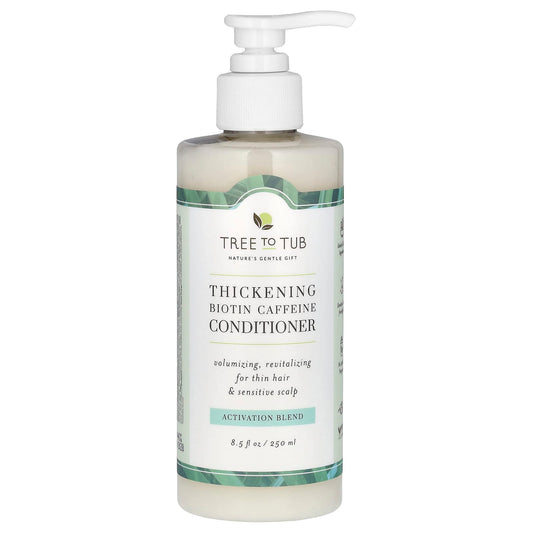 Tree To Tub, Thickening Biotin Caffeine Conditioner, 8.5 fl oz (250 ml) - Image 1