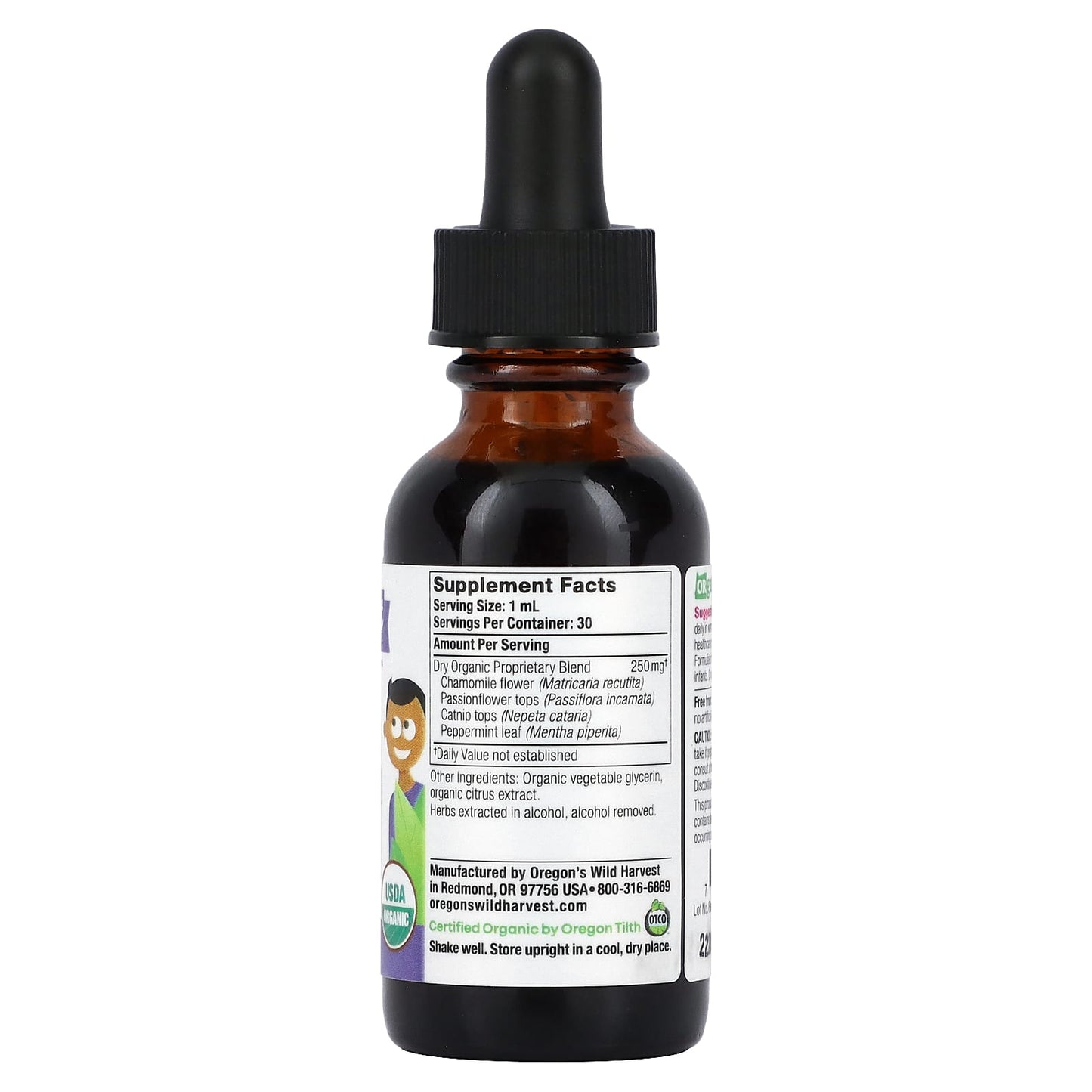 Oregon's Wild Harvest, Kids Tranquil Child, 1 fl oz (30 ml) - Image 2