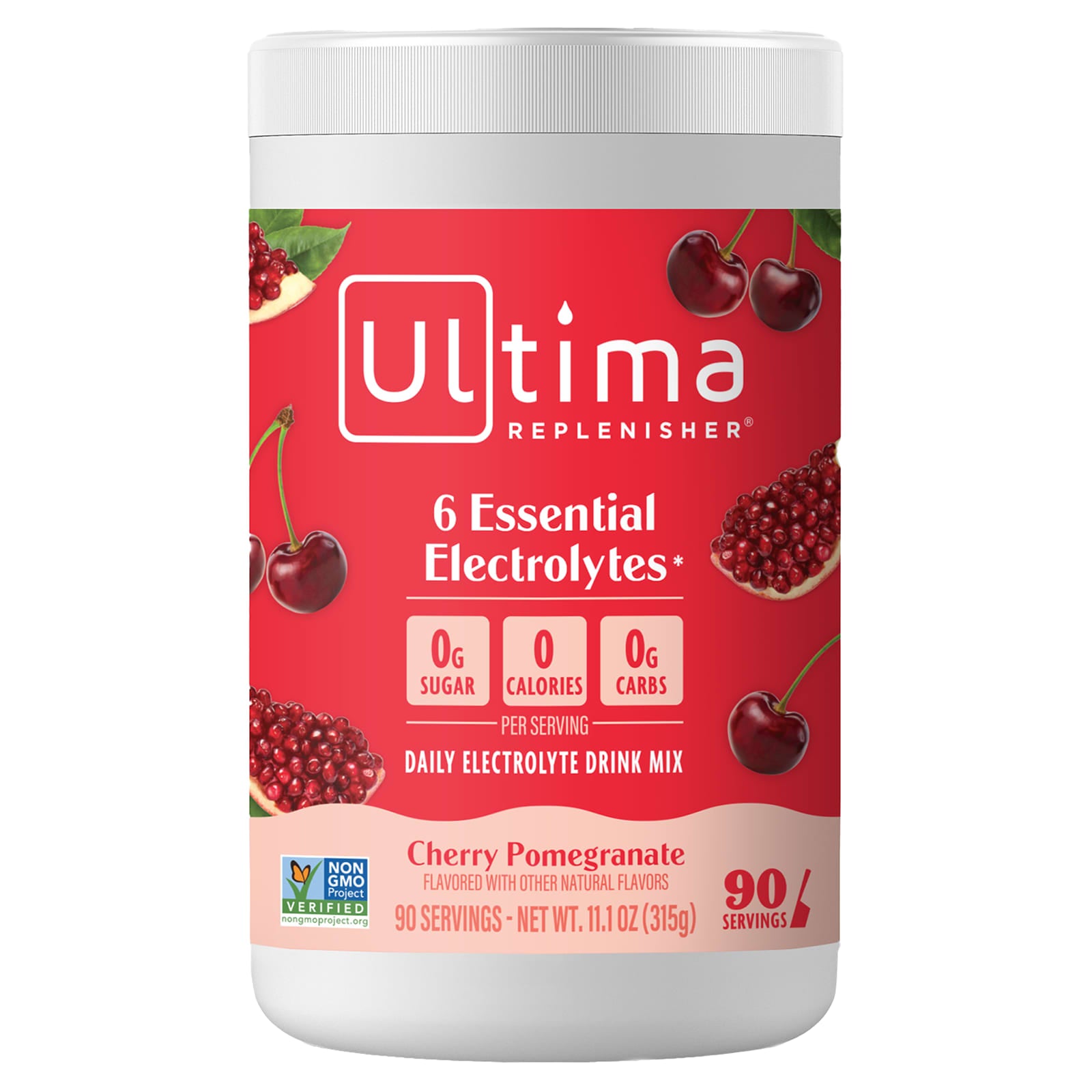Ultima Replenisher, Electrolyte Mix, Cherry Pomegranate, 11 oz (306 g) - Image 1