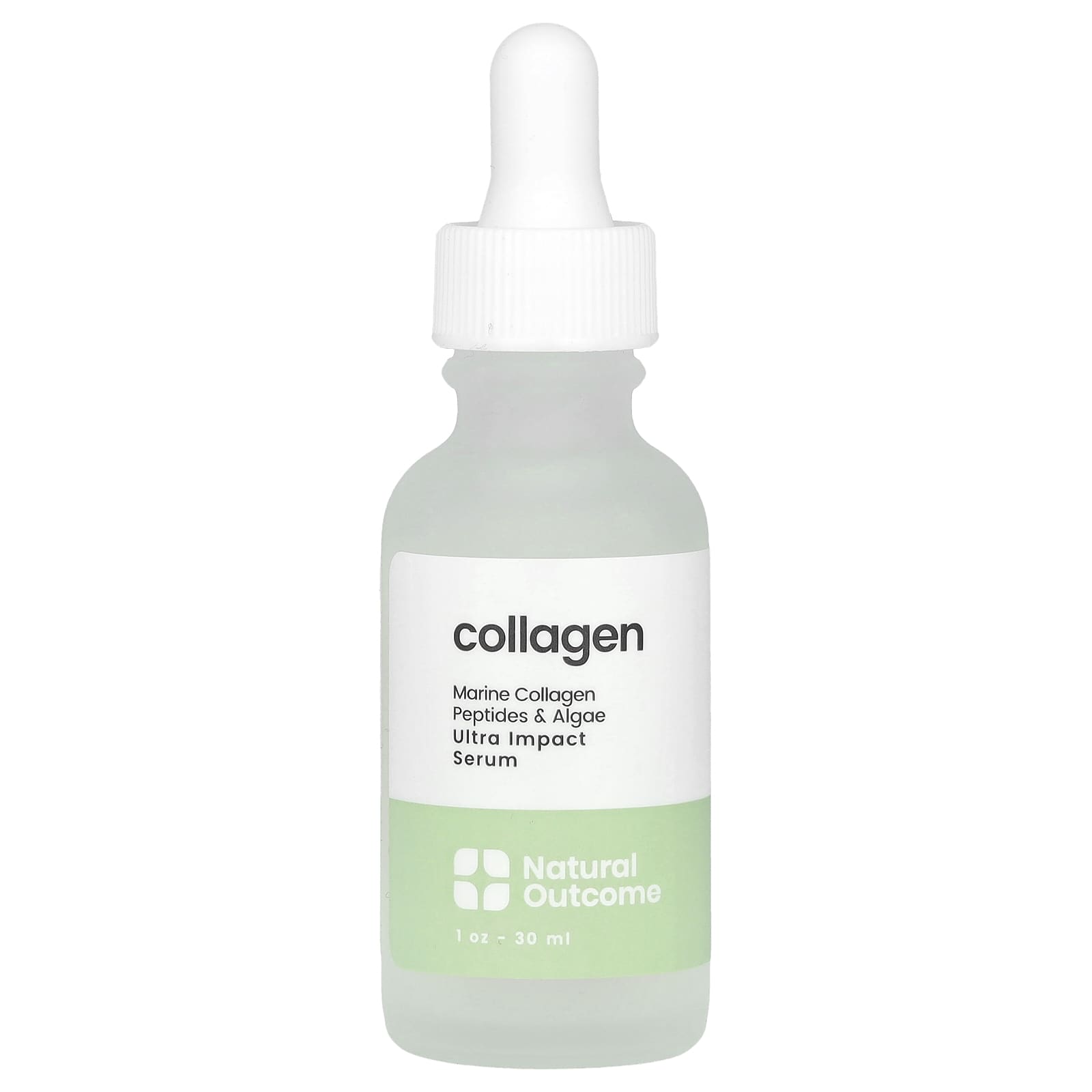 Natural Outcome, Collagen, Ultra Impact Serum, Fragrance Free, 1 oz (30 ml) - Image 1