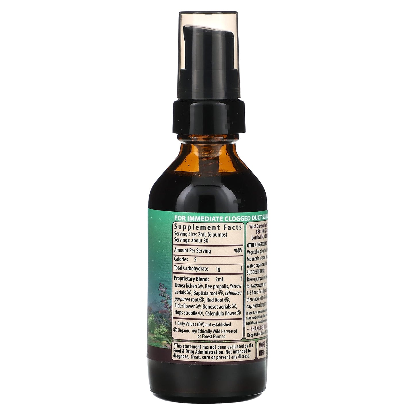 WishGarden Herbs, Happy Ducts Free The Flow, 2 fl oz (59 ml) - Image 2
