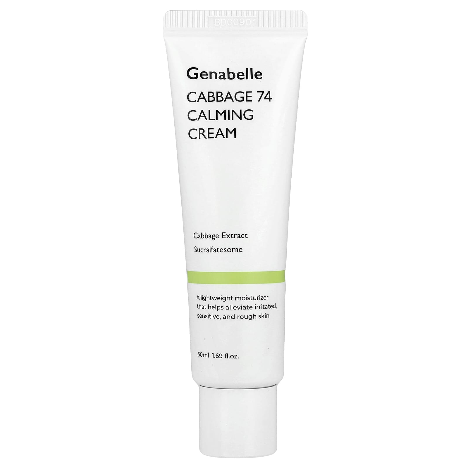 Genabelle Cabbage Calming Cream for Sensitive Skin - Soothing Moisturizer - Image 1