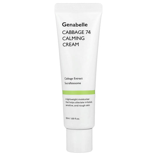 Genabelle Cabbage Calming Cream for Sensitive Skin - Soothing Moisturizer - Image 1