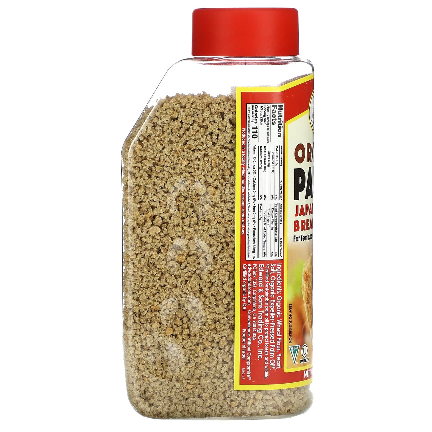 Organic Japanese Style Breadcrumbs by Edward & Sons, 10.5 oz - Image 2