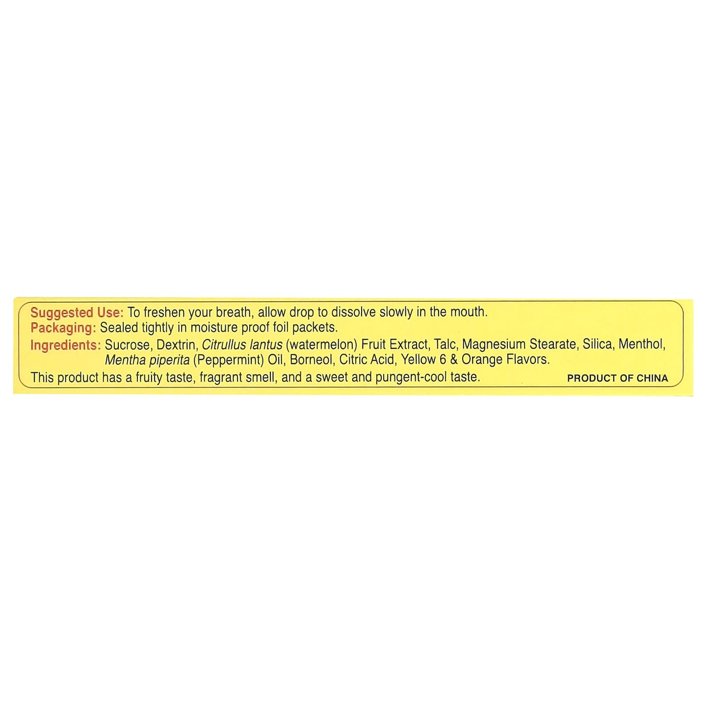 Sanjin, Frost Lozenges, Watermelon, 12 Drops, 0.508 oz (14.4 g) - Image 2