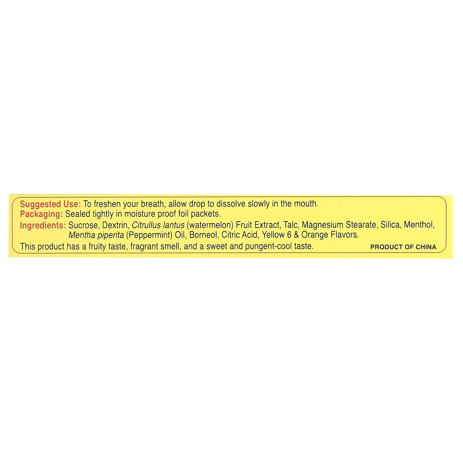Sanjin, Frost Lozenges, Watermelon, 12 Drops, 0.508 oz (14.4 g) - Image 2