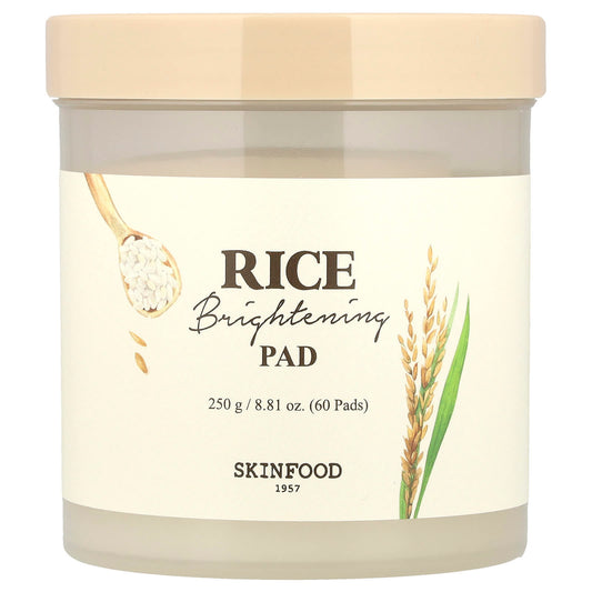 SKINFOOD, Rice Brightening Pad, 60 Pads - Image 1