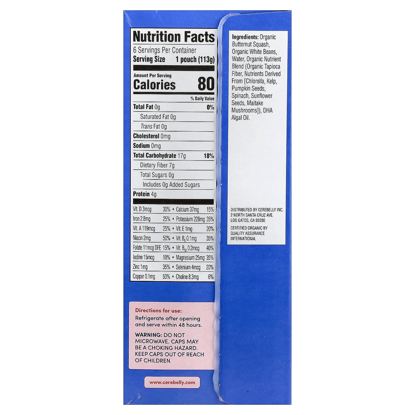 Support Your Baby's Cognitive Development with Cerebelly's USDA Organic Puree - Image 2