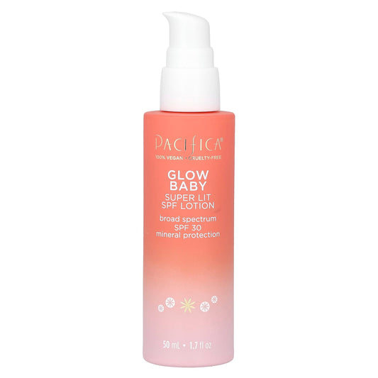 Pacifica, Glow Baby, Super Lit SPF Lotion, SPF 30, 1.7 fl oz (50 ml) - Image 1