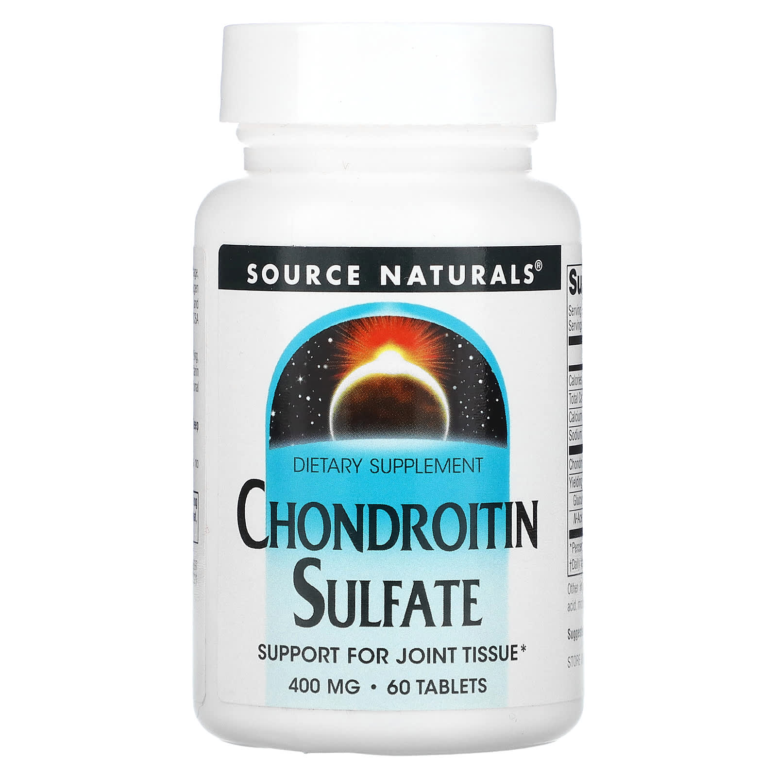 Source Naturals, Chondroitin Sulfate, 400 mg, 60 Tablets - Image 1