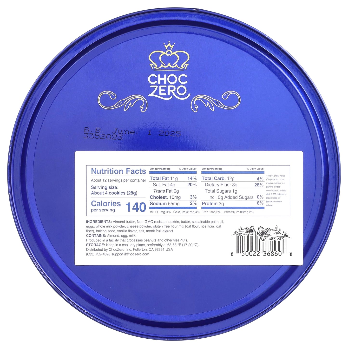 ChocZero, Premium Cookies, 12 oz (340 g)