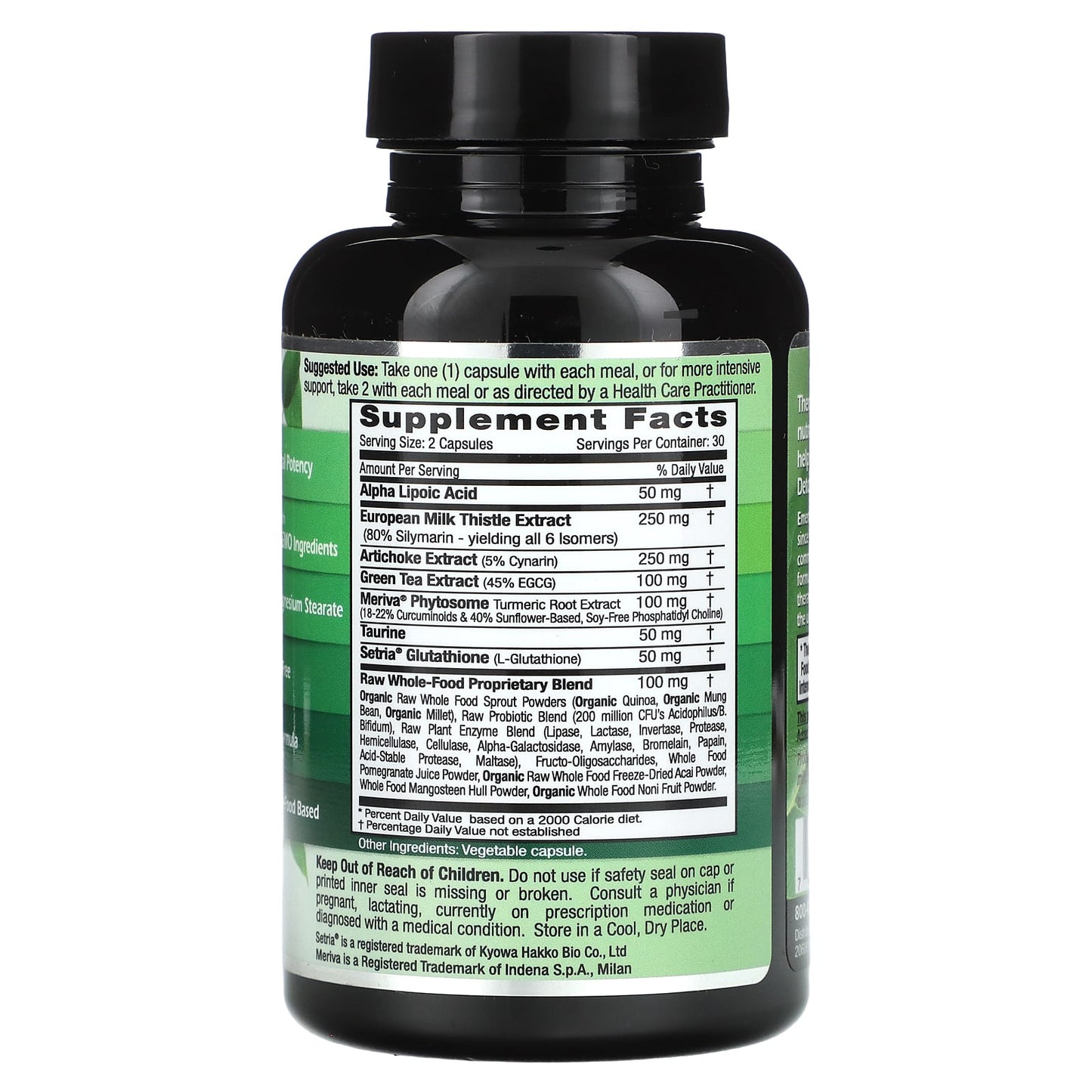 Emerald Laboratories Liver Health Formula - 60 Vegetarian Capsules - Image 2