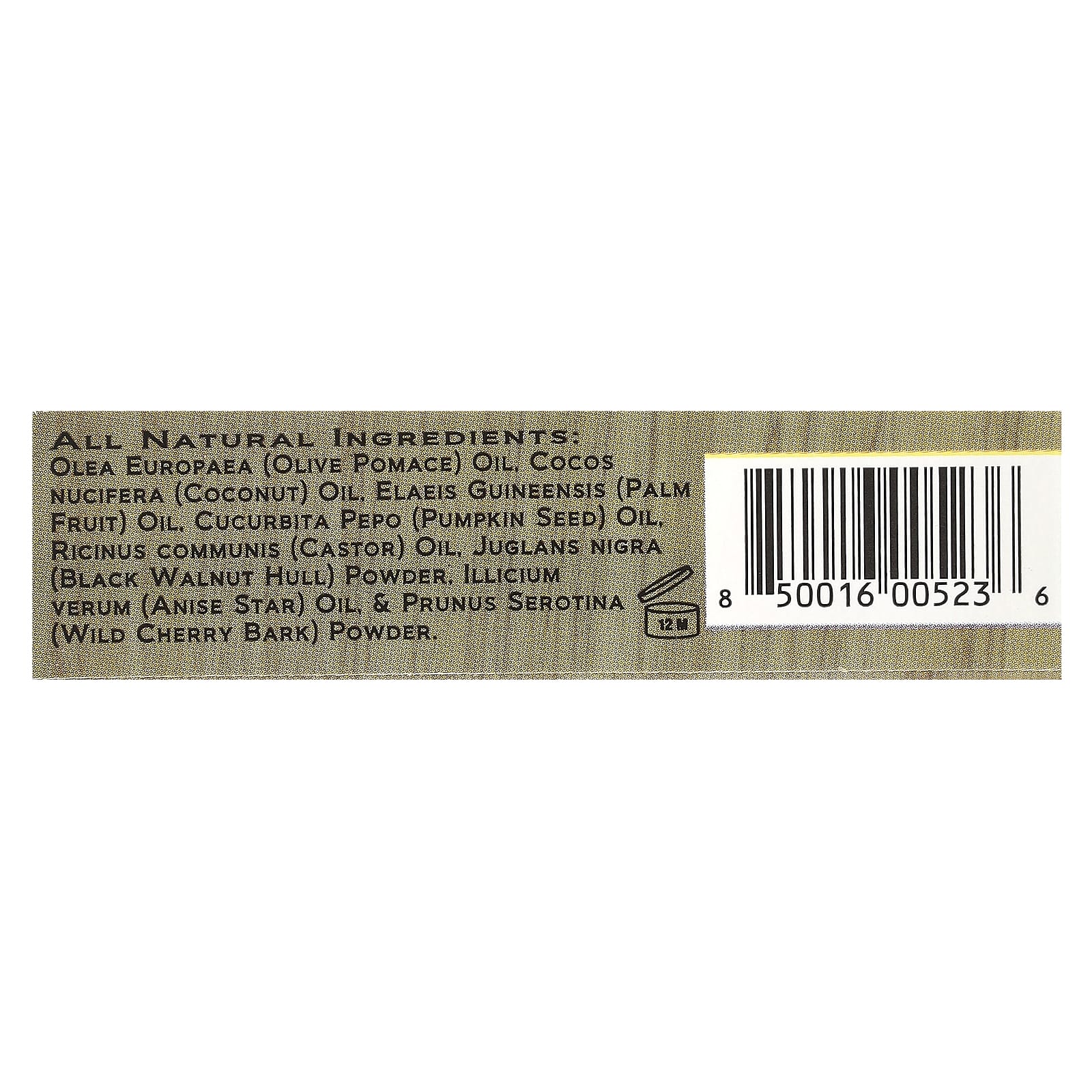 Naturally Effective Fisherman's Licorice Bar Soap by Honest Amish - Image 2